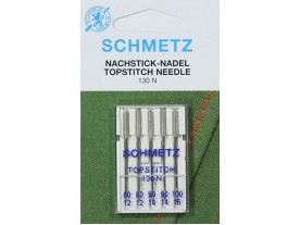 Schmetz Topstich and Metallic Sewing Machine Needles 130N/MET